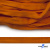 Шнур плетеный (плоский) d-12 мм, (уп.90+/-1м), 100% полиэстер, цв.267 - оранжевый - купить в Артеме. Цена: 8.62 руб.