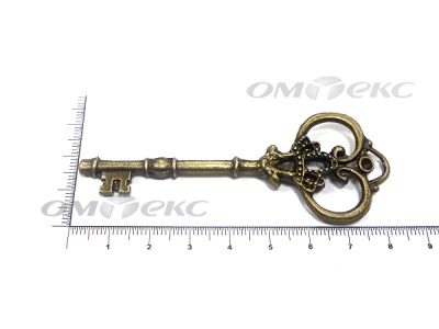 Декоративный элемент для творчества из металла "Ключ"8,5 см  - купить в Артеме. Цена: 26.66 руб.