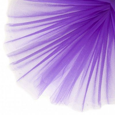 Фатин матовый 16-85, 12 гр/м2, шир.300см, цвет фиолетовый - купить в Артеме. Цена 96.31 руб.