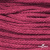 Шнур плетеный d-6 мм, 70% хлопок 30% полиэстер, уп.90+/-1 м, цв.1068-фуксия - купить в Артеме. Цена: 588 руб.
