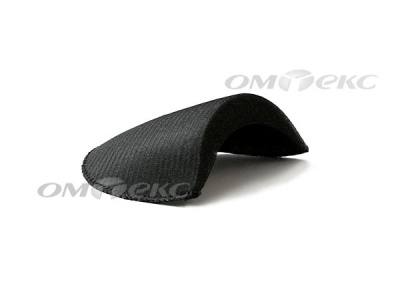 Плечевые накладки OВТ-10, обшитые, цвет чёрный - купить в Артеме. Цена: 17.64 руб.