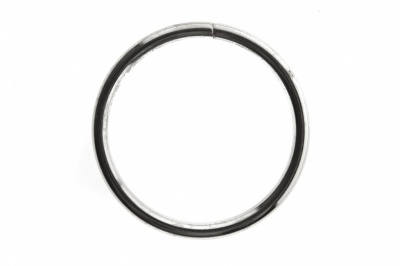 Кольцо металлическое №40 мм, цв.-никель - купить в Артеме. Цена: 4.45 руб.