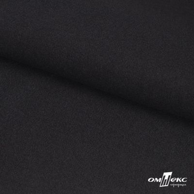 Трикотажное полотно "Монне" 100% полиэстр, 152см, 350 г/м2, чёрный, м - купить в Артеме. Цена 385 руб.
