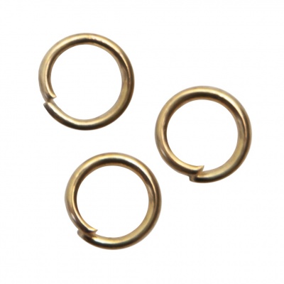 Кольцо  соединительное для бижутерии 5 мм, цв.-золото - купить в Артеме. Цена: 0.44 руб.