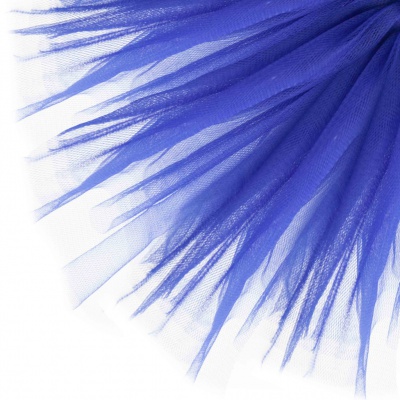 Фатин матовый 16-101, 12 гр/м2, шир.300см, цвет т.синий - купить в Артеме. Цена 100.92 руб.