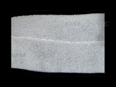 WS7225-прокладочная лента усиленная швом для подгиба 30мм-белая (50м) - купить в Артеме. Цена: 16.71 руб.