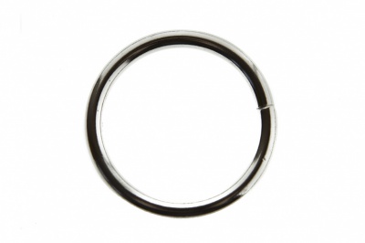 Кольцо металлическое d-32 мм, цв.-никель - купить в Артеме. Цена: 3.54 руб.