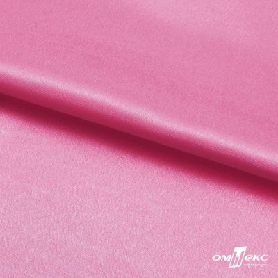 Поли креп-сатин 15-2215, 125 (+/-5) гр/м2, шир.150см, цвет розовый - купить в Артеме. Цена 155.57 руб.