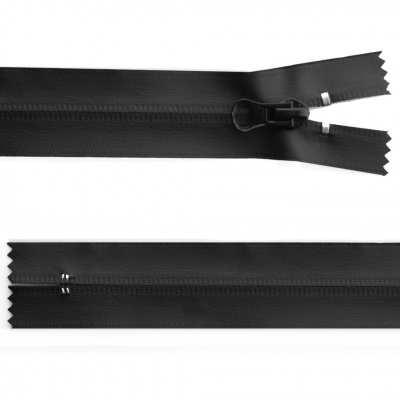 Молния водонепроницаемая PVC Т-7, 18 см, неразъемная, цвет чёрный - купить в Артеме. Цена: 21.20 руб.