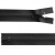 Молния водонепроницаемая PVC Т-7, 18 см, неразъемная, цвет чёрный - купить в Артеме. Цена: 21.20 руб.