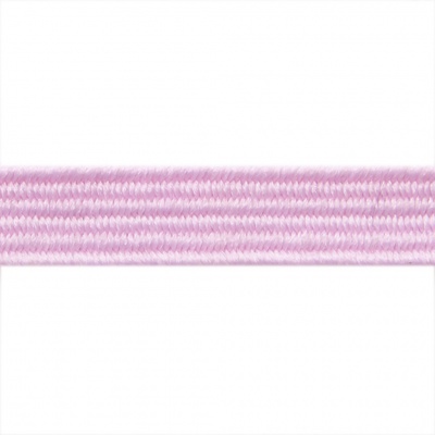 Резиновые нити с текстильным покрытием, шир. 6 мм ( упак.30 м/уп), цв.- 80-розовый - купить в Артеме. Цена: 155.22 руб.