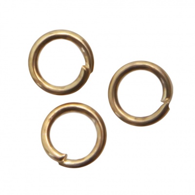 Кольцо  соединительное для бижутерии 4 мм, цв.-золото - купить в Артеме. Цена: 0.41 руб.