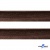 Кант атласный 074, шир. 12 мм (в упак. 65,8 м), цвет коричневый - купить в Артеме. Цена: 237.16 руб.