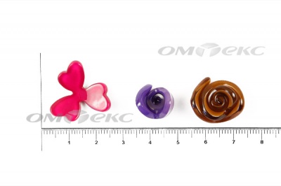 Украшение "Розы малые №1" 20мм - купить в Артеме. Цена: 32.82 руб.