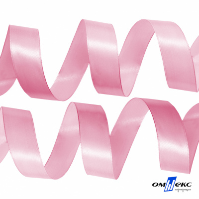 050-нежно-розовый Лента атласная упаковочная (В) 85+/-5гр/м2, шир.25 мм (1/2), 25+/-1 м - купить в Артеме. Цена: 53.96 руб.