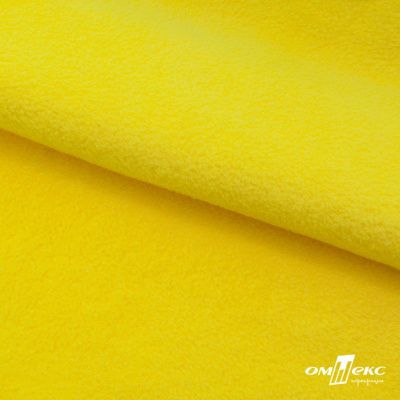 Флис DTY 14-0760, 240 г/м2, шир. 150 см, цвет яркий желтый - купить в Артеме. Цена 640.46 руб.