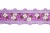 Тесьма декоративная 0385-6169, шир. 25 мм/уп. 22,8+/-1 м, цвет 01-фиолетовый - купить в Артеме. Цена: 391.39 руб.