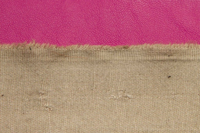 Искусственная кожа 269-381, №40692, 295 гр/м2, шир.150см, цвет розовый - купить в Артеме. Цена 467.17 руб.