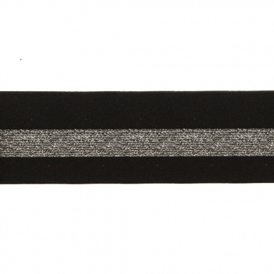 #2/6-Лента эластичная вязаная с рисунком шир.52 мм (45,7+/-0,5 м/бобина) - купить в Артеме. Цена: 69.33 руб.