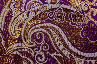 Ткань костюмная жаккард №9, 140 гр/м2, шир.150см, цвет фиолет - купить в Артеме. Цена 387.20 руб.
