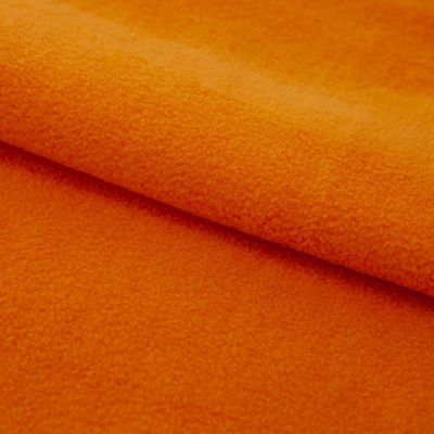 Флис DTY 16-1358, 250 г/м2, шир. 150 см, цвет оранжевый - купить в Артеме. Цена 640.46 руб.