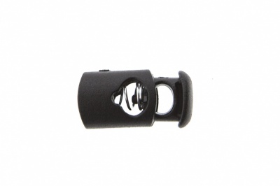 8021 Фиксатор пластиковый "Цилиндр", 20х10 мм, цвет чёрный - купить в Артеме. Цена: 1.31 руб.