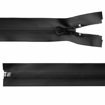 Молния водонепроницаемая PVC Т-7, 100 см, разъемная, цвет чёрный - купить в Артеме. Цена: 61.89 руб.