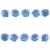 Тесьма плетеная "Рюш", упак. 9,14 м, цвет голубой - купить в Артеме. Цена: 45.87 руб.