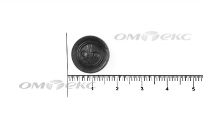 51820/15 мм (2 пр)  черные пуговицы - купить в Артеме. Цена: 0.87 руб.