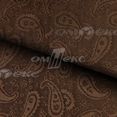 Ткань подкладочная жаккард Р14098, 19-1217/коричневый, 85 г/м2, шир. 150 см, 230T - купить в Артеме. Цена 166.45 руб.