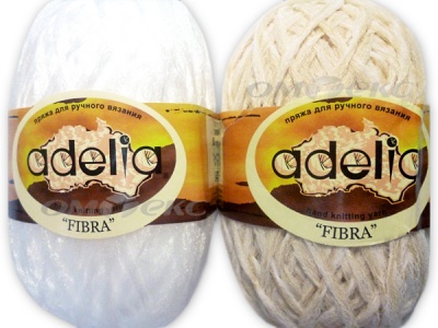 Пряжа Adelia "Fibra", полиэстер 100%, 50 гр/200 м - купить в Артеме. Цена: 34.67 руб.