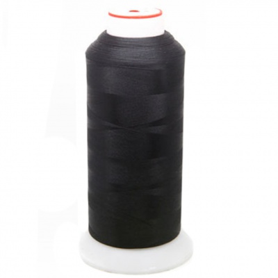Нитки текстурированные некручёные, намот. 5 000 м, цвет чёрный - купить в Артеме. Цена: 70.43 руб.