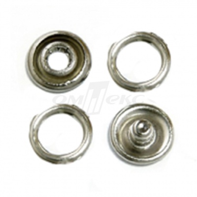 Кнопки рубашечные 10,5 мм никель New Star (кольцо) - купить в Артеме. Цена: 5.80 руб.