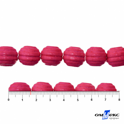 0309-Бусины деревянные "ОмТекс", 16 мм, упак.50+/-3шт, цв.023-розовый - купить в Артеме. Цена: 62.22 руб.