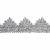 Тесьма металлизированная 0384-0240, шир. 40 мм/уп. 25+/-1 м, цвет серебро - купить в Артеме. Цена: 490.74 руб.