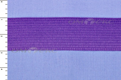 Окантовочная тесьма №0225, шир. 22 мм (в упак. 100 м), цвет фиолет - купить в Артеме. Цена: 271.60 руб.