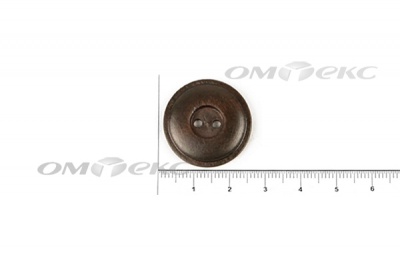 Пуговица деревянная круглая №54 (25мм) - купить в Артеме. Цена: 4.12 руб.