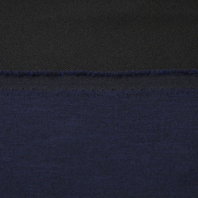 Ткань костюмная 26150 2009, 214 гр/м2, шир.150см, цвет т.синий - купить в Артеме. Цена 358.58 руб.