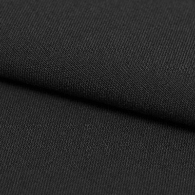 Костюмная ткань с вискозой "Рошель", 250 гр/м2, шир.150см, цвет чёрный - купить в Артеме. Цена 438.12 руб.