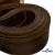 Регилиновая лента, шир.65мм, (уп.25 ярд), цв.- коричневый - купить в Артеме. Цена: 499.43 руб.