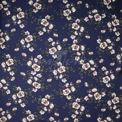 Плательная ткань "Фламенко" 3.2, 80 гр/м2, шир.150 см, принт растительный - купить в Артеме. Цена 239.03 руб.