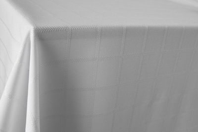 Скатертная ткань 25536/2005, 174 гр/м2, шир.150см, цвет белый - купить в Артеме. Цена 272.21 руб.