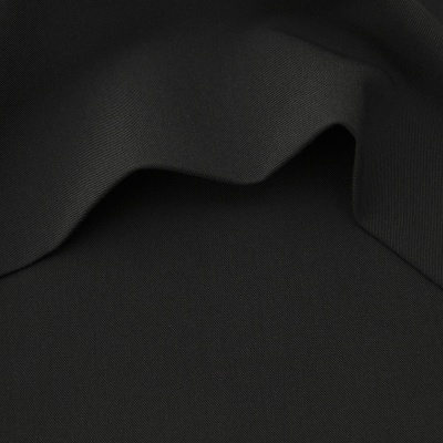 Костюмная ткань с вискозой "Меган", 210 гр/м2, шир.150см, цвет чёрный - купить в Артеме. Цена 378.55 руб.
