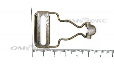 Застежки для комбинезонов металлическая 32 мм Никель (20ШТ)  - купить в Артеме. Цена: 3.18 руб.