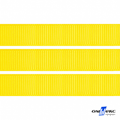 Репсовая лента 020, шир. 12 мм/уп. 50+/-1 м, цвет жёлтый - купить в Артеме. Цена: 153.60 руб.
