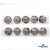 119-02 Кнопки пришивные декоративные металл 25 мм, цв.-никель - купить в Артеме. Цена: 30.23 руб.