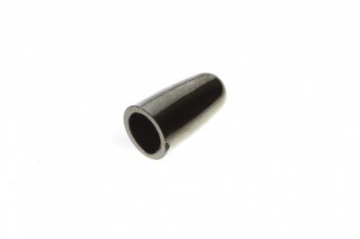8100-Наконечник пластиковый под металл 15 мм-тем.никель - купить в Артеме. Цена: 2.45 руб.