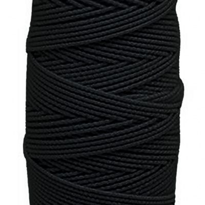 Нитка - резинка Спандекс 25 м (уп-10шт)-чёрные - купить в Артеме. Цена: 36.02 руб.