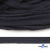 Шнур плетеный d-8 мм плоский, 70% хлопок 30% полиэстер, уп.85+/-1 м, цв.1010-т.синий - купить в Артеме. Цена: 735 руб.