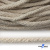 Шнур плетеный d-6 мм круглый, 70% хлопок 30% полиэстер, уп.90+/-1 м, цв.1077-лён - купить в Артеме. Цена: 588 руб.